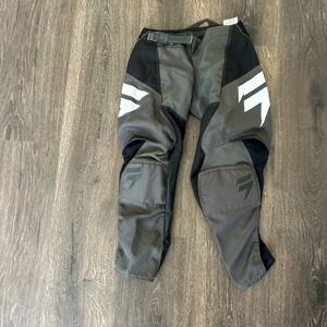Shift Youth White Label Pant Blk Sz 22 Dirt Bike Motorcross Motorcycle MX